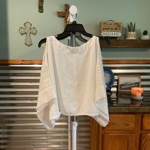 White Linen Blouse